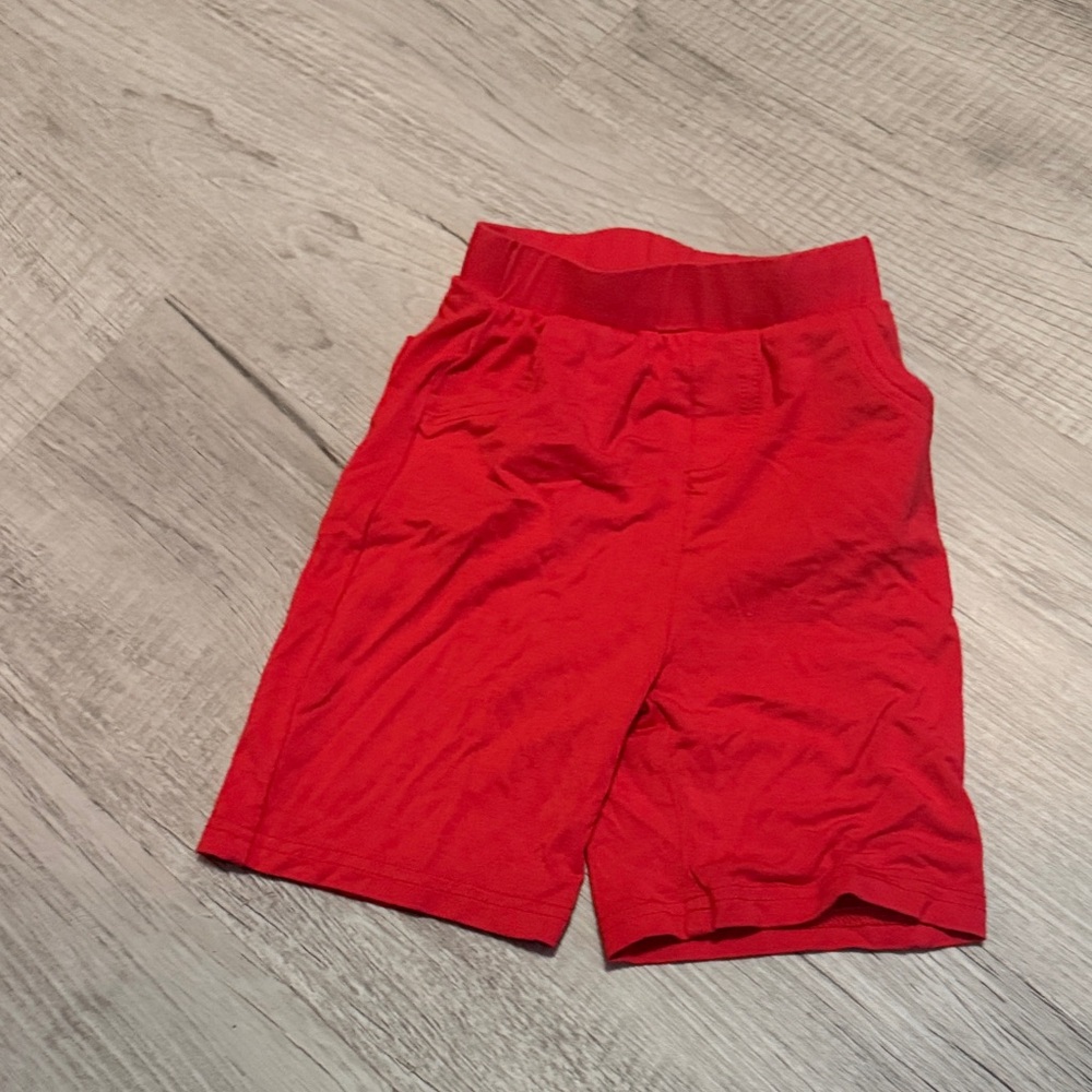 Red Kids Shorts
